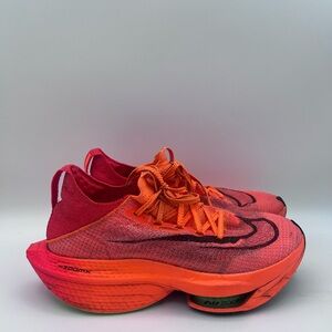 Nike ZoomX Red and Orange Athletic Shoes